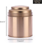 Petluno Set of 6 Loose Leaf Tea Tins 227ml Metal Nut Storage Jars Airtight Containers Kitchen Spice Jars, Food Tin for Tea, Coffee, Biscuits, Sugar