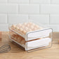 Petluno Egg Container for Fridge, 40 Grid/2 Tier Egg Holder, Fresh Egg Storage Box, Egg Tray and Egg Storage, Clear Plastic