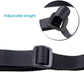 Gordelband 25 mm black nylon luggage strap flat side release buckle suitcase baggage strap with adjustable packing straps for DIY crafting backpack wrapping 1.5 meters 4 pieces