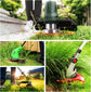 Petluno Weed Brush for Brushcutter, with 43 Nylon Wires, Weed Brush Motor Lines, Aluminium, Brushcutter Accessories