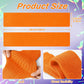 Petluno Elastic Neon Leg Warmers and Fingerless Gloves, 80s Set, Costume Accessory (Orange), Orange, One Size