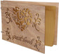 Houten Bruiloft Gastenboek Album Bericht Notebook voor Engagement Decoratie Evenement Feestartikelen Decoraties Gastenboeken (