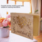 Houten Bruiloft Gastenboek Album Bericht Notebook voor Engagement Decoratie Evenement Feestartikelen Decoraties Gastenboeken (