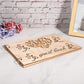 Houten Bruiloft Gastenboek Album Bericht Notebook voor Engagement Decoratie Evenement Feestartikelen Decoraties Gastenboeken (