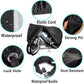 Bike covers for 2-3 e-bikes, rain, sun, UV, dustproof, waterproof, with lock hole, mountain and road