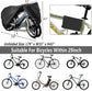 Bike covers for 2-3 e-bikes, rain, sun, UV, dustproof, waterproof, with lock hole, mountain and road