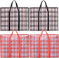 Storage bags, 4 pieces, large reusable moving bags, with zip closure and handles, storage bag, clothing, laundry bag, capacity, multifunctional for duvets
