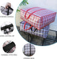 Storage bags, 4 pieces, large reusable moving bags, with zip closure and handles, storage bag, clothing, laundry bag, capacity, multifunctional for duvets