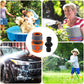 8 pieces garden hose connector 1/2 inch, garden hose fittings, hose coupling, double plug, hose connector set, garden hose accessories, garden hose connection set garden tool, lawn
