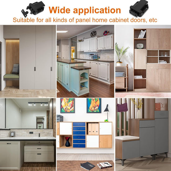 Goodchanceuk Push to Open Touch Release Catch, cabinet, doors, magnetic touch lock for drawer