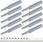 Petluno® Pack of 10 push-to-open door openers, soft close door dampers for kitchen cabinet doors