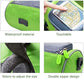 Waterproof Bicycle Handlebar Bag with Transparent Pouch and Adjustable Strap High-Capacity Cycling Front Pack 