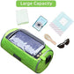 Waterproof Bicycle Handlebar Bag with Transparent Pouch and Adjustable Strap High-Capacity Cycling Front Pack 
