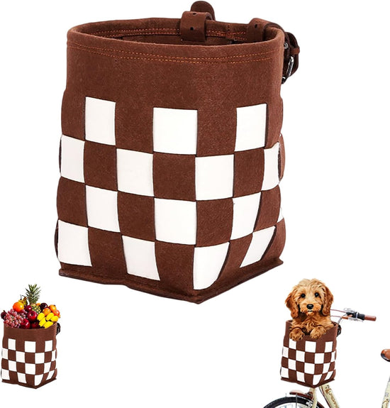 Front Bike Basket for Women and Men, Easy to Install Bicycle Basket for Boys and Girls, Dog Basket, Kids&