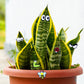 Cute Plant Magnets - Funny Cartoon Eyes, Unique Lover Gifts, Lightweight & Safe Halloween and Christmas Decoration, Indoor Accessories for Office - Give Your Plants Personality