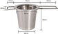 Tea Infuser Stainless Steel Tea Strainer Steeper Filter with Folding Handle for Loose Leaf Grain Tea Cups, Mugs, and Pots
