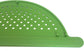 Plastic Kitchen Pot Strainer with Handle - Hand Held Flat Crescent Small Drainer - Handheld for Straining Grease Pasta Spaghetti Water
