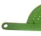 Plastic Kitchen Pot Strainer with Handle - Hand Held Flat Crescent Small Drainer - Handheld for Straining Grease Pasta Spaghetti Water