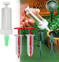 Mini Seed Spreader, 2025 Upgrade Mini Sowing Seed Dispenser, Small Hand Seed Planter Tool, Manual Seedlings Dibber and Widger Set, Garden Seed Planter Seed Counter for Spreading