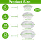16Pcs Plant Saucer, Heavy Duty Clear Plastic Plant Tray, Durable Round Flower Pot Saucer, Large Plant Dishes Saucer, Planter Water Drip Trays for Indoor Outdoor Garden Potted