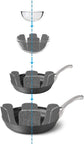 Pot and Pan Protectors, Set of 12 and 3 Different Size, Cookware Dividers Pads/Stacking Pan Protectors/Pot Separators Pads for Protecting and Separating Pots Pans