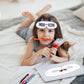100 Pack White Paper Eye Masks, Plain Masquerade Mask Blank Masks Decorate for Cos-Play, Halloween Party