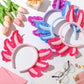 12 Pcs Halloween Axolotl Costume Headband Animal Ear Hair Hoop Headpiece Cosplay Party Favor for Women Adult Christmas Birthday Decor Accessory -