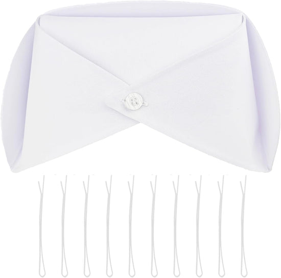1/3/5/10 Pack White Nurse Hat Headband Cap Costume and 10 Pins