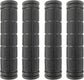 2 Pairs Bicycle Handle Bar Grips Mushroom for BMX/Road Mountain Bikes Black