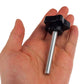 2 Pack M8 x 60mm (5/16" 2-3/8") Thread Replacement Star Hand Knob Tightening Screw