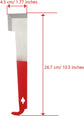 5 Pack Steel Beekeeping Hive Tool J Hook Scraper Bee Frame Lifter and Equipment for Beekeepers