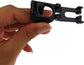 4 Pack Scuba Dive Universal Plastic Clip Snorkel Keeper Tube Holder, Black