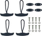 2/4/8 Pack Kayak Handles Replacement Accessories with Cord and Pad Eyes Screws