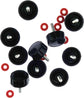15 Pack Screws Nuts Caps for Fishing Spinning Reels Knob Power Handle Grip