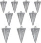 Fishing Weights Pyramid Sinkers Kit Bullet for Ocean Saltwater Surf Gear Tackle 1oz 2oz 3oz
