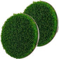 Golf Hole Cup Putting Green for Backyard Practice Simulated Lawn and Metal Base(2 Pieces)