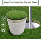 Golf Putting Cup Set with Sturdy Metal Base Practice Hole for Home Green | Indoor Training Aid to Perfect Your Stroke Heavy-Duty Stability