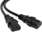UPS Server Y Splitter C14 to 2 x C13 Power Extension Cable