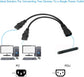 UPS Server Y Splitter C14 to 2 x C13 Power Extension Cable