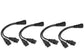 4-Pack UPS Server Y Splitter C14 to 2 x C13 Power Extension Cable