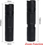 IR LED Illuminator Flashlight Zoomable 940nm Infrared Night