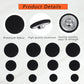 25pcs Satin Fabric Cloth Covered Buttons Metal Shank Round for Women Suit DIY Sewing Gowns Jeans Jackets Coats Shirts Wedding Dresses Handmade Crafts (Black, 15mm) black 15mm