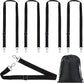 Horse Blanket Leg Straps, Elastic Belly Replacement Straps with Metal Double Swivel Snaps, 4 Pieces, Adjustable Length from 25.5" to 51"