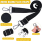 Horse Blanket Leg Straps, Elastic Belly Replacement Straps with Metal Double Swivel Snaps, 4 Pieces, Adjustable Length from 25.5" to 51"