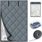 Window Insulation Kit for Winter, 3 Layer 26" X 39" Winter Insulated Cover with Fastener, Thermal to Keep Warm, Gray