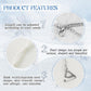 Elegant Pearl Alloy Chain Bra Shoulder Straps Removable Fashion Strap Replacements Non-Slip Spiral