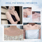 Elegant Pearl Alloy Chain Bra Shoulder Straps Removable Fashion Strap Replacements Non-Slip Spiral
