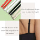 Elastic Adjustable Removable Lingerie Straps 10mm Width Cotton Replacement Sexy Bra Shoulder Strap Apricot+black+white+red