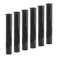 116mm 6pcs Waterproof Cigarette Storage Tubes Squeeze Bottles with Caps Airtight Sealing Plastic Container Protect Pre-Roll Cigarettes Cigarillos (Black)