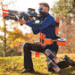 Bandolier Toy Gun Soft Bullets Shoulder Strap Adjustable Clip Darts Ammo Storage Belt Compatible for Nerf Blasters Black Blue
